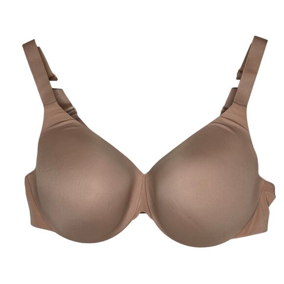 SKIMS NWT Smoothing Intimates Full Coverage Lightly Lined Bra Sienna Tan 42DD - Picture 2 of 9